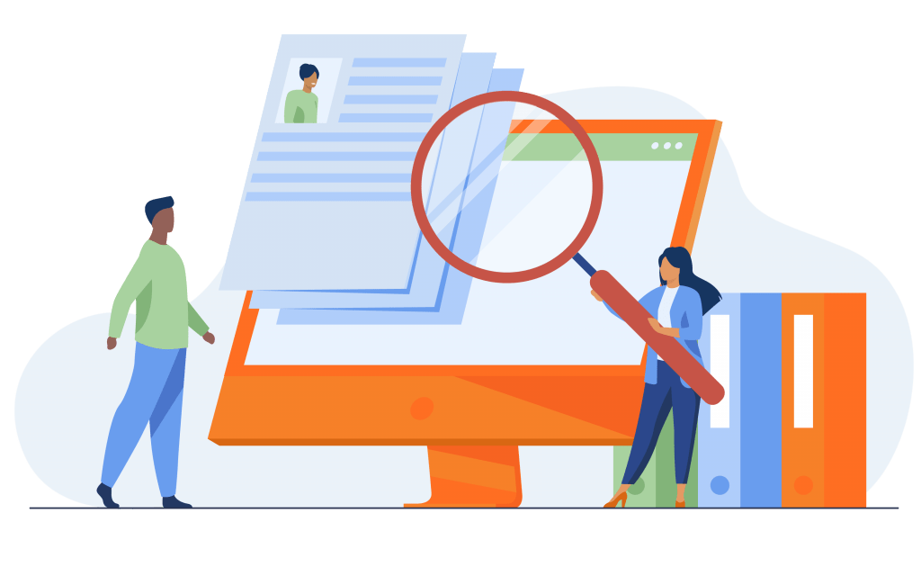Pictogramme pour être compétitif Pictogramme de personne cherchant des informations en ligne
